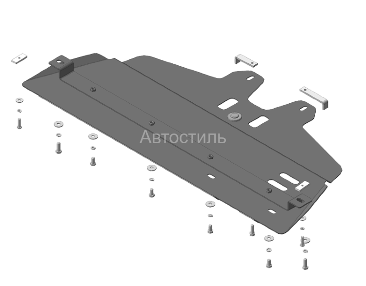 

Усиленная защита раздаточной коробки (3 мм, сталь) для Volkswagen Amarok 2016-, 12724