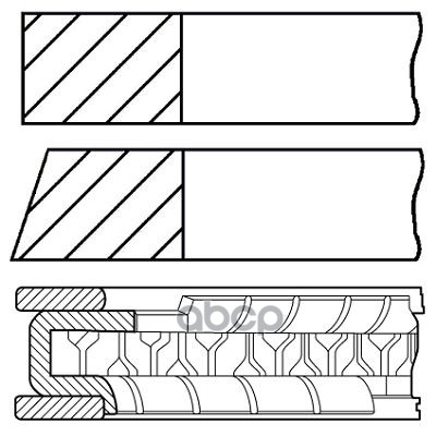 Кольца Поршневые Goetze арт. 08-102700-00 100056429033