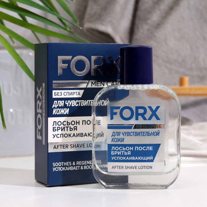 фото Лосьон после бритья forx men care sensitive skin для чувствительной кожи, 100 мл nobrand