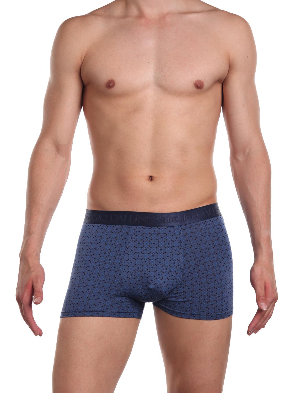 

Трусы мужские Sergio Dallini SG2950-3 синие XXXL, SG2950-3