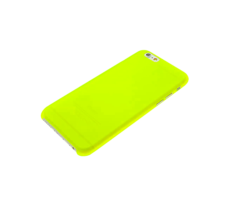 

Задняя накладка Jack Case Ultra Thin 0,35 mm для iPhone 4, (Soft Touch) желтая, Желтый
