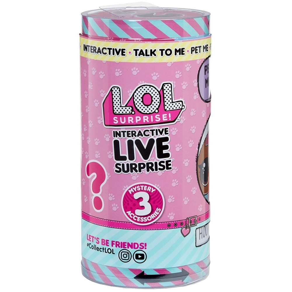 

Интерактивная кукла питомец L.O.L Surprise! Interactive Live Surprise 555377