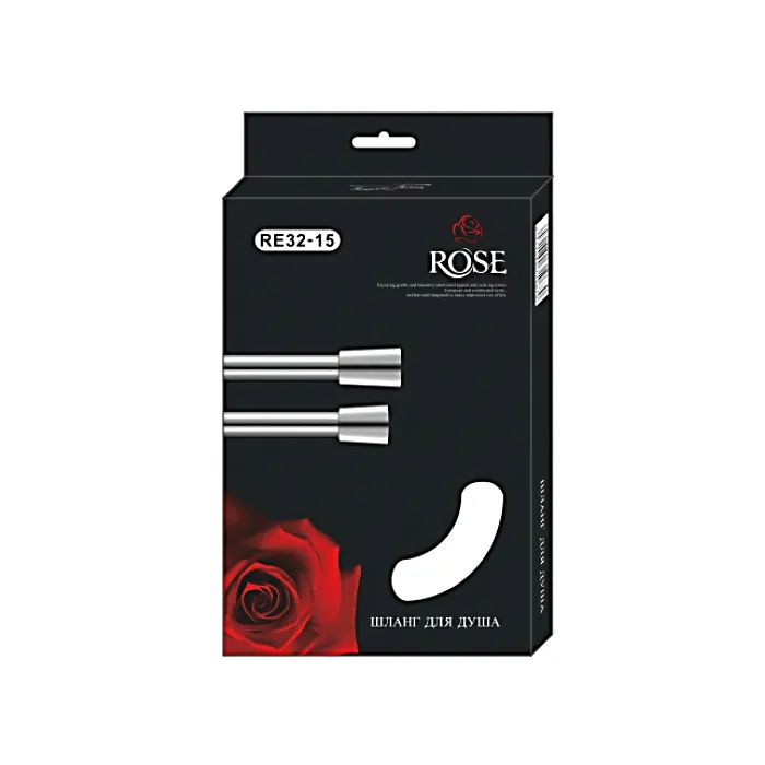 

Шланг для душа в силиконовой оплетке Rose RE32-15, Хром, Шланг для душа в силиконовой оплетке Rose RE32-15