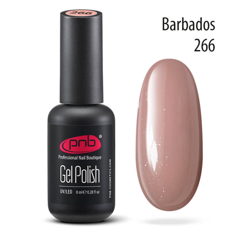 

Гель-лак для ногтей PNB Gel Polish 266 Barbados 8 мл, Gel Polish