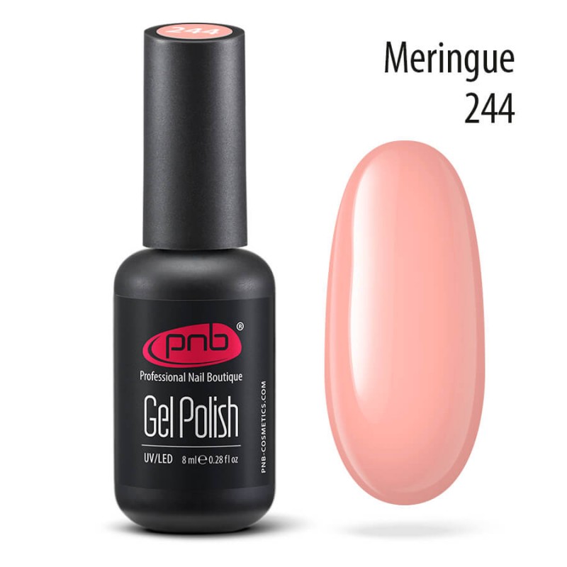 

Гель-лак для ногтей PNB Gel Polish 244 Meringue 8 мл, Gel Polish