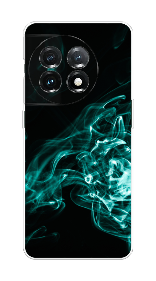 

Чехол на OnePlus 11 "Дым", Бирюзовый;черный;голубой, 153650-3