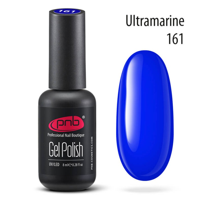 

Гель-лак для ногтей PNB Gel Polish 161 Ultramarine 8 мл, Gel Polish