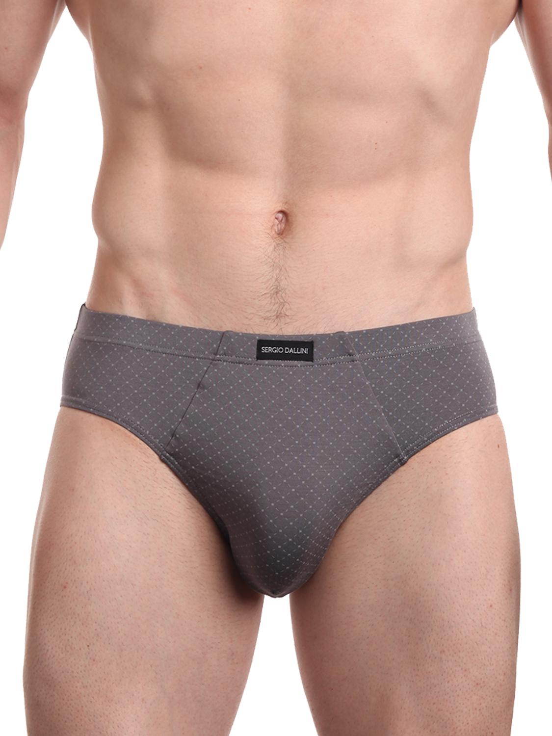 

Трусы мужские Sergio Dallini SG2934-3 серые XXL, Серый, SG2934-3