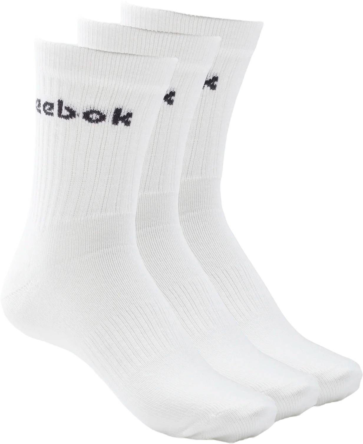 

Комплект носков унисекс Reebok Act Core Crew Sock 3P белых XL, Act Core Crew Sock 3P