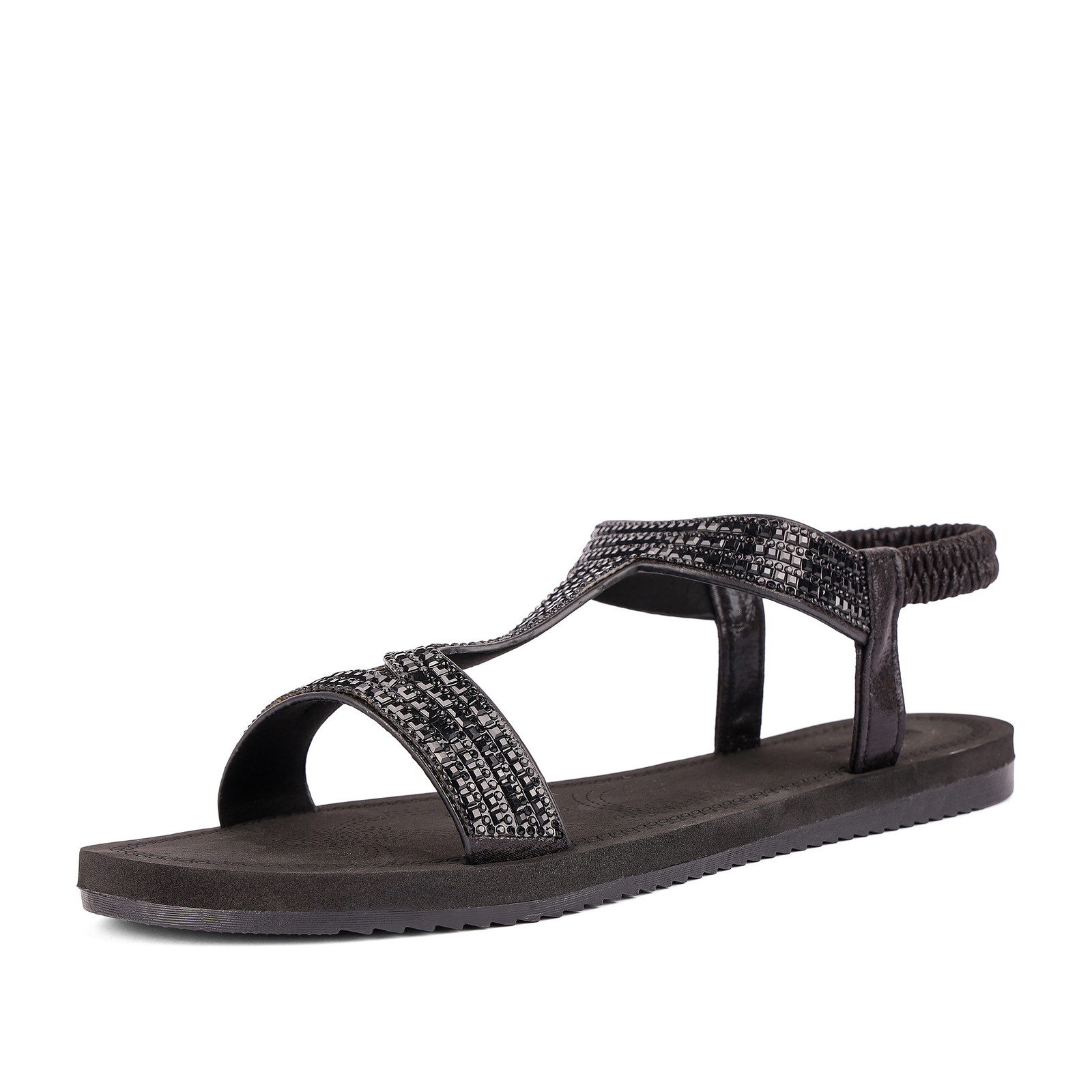 

Сандалии женские INSTREET 145-41WK-106SS черные 38 RU, Черный, 145-41WK-106SS