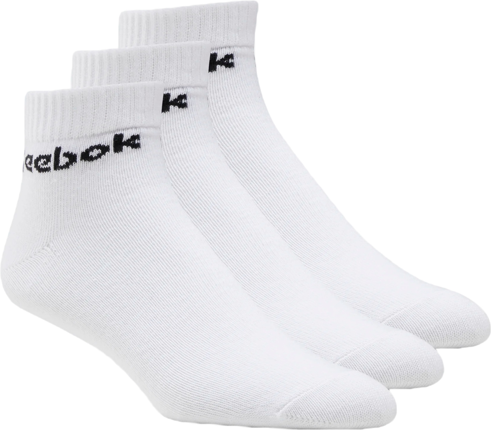 

Комплект носков унисекс Reebok Act Core Ankle Sock 3P белых XL, Act Core Ankle Sock 3P