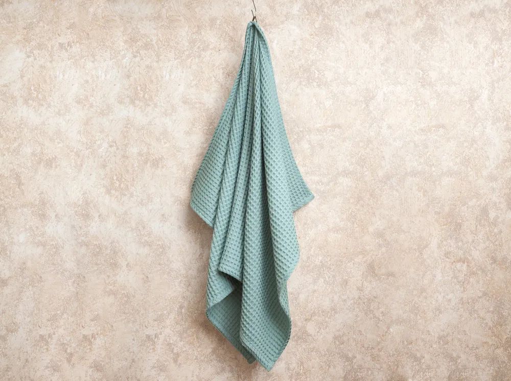 фото Полотенце банное (90140; вафельное; 290гр) beige хлопковый край