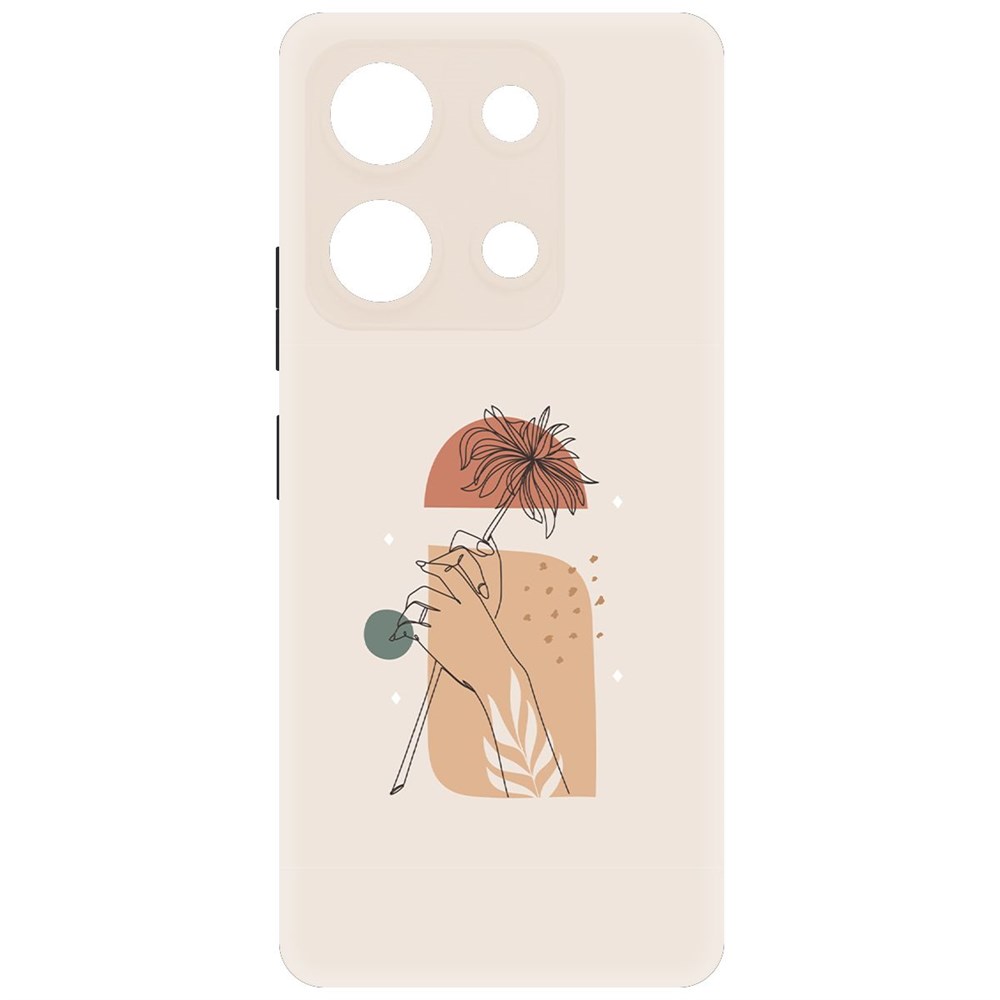 

Чехол-накладка Krutoff Soft Case Романтика для INFINIX Note 30 черный