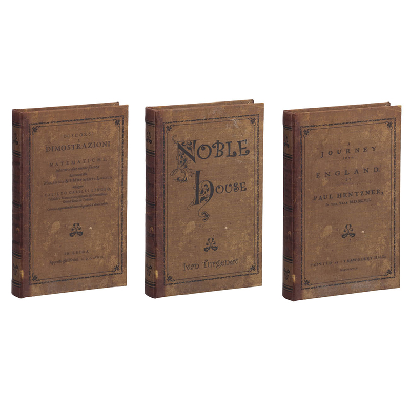 

Шкатулки в виде книг, набор 3 предмета 21x14x3см