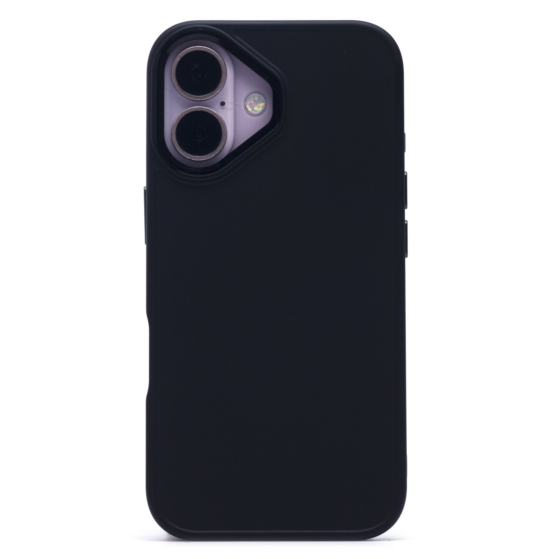 

Чехол для iPhone 16 силиконовый матовый 6 <черный>