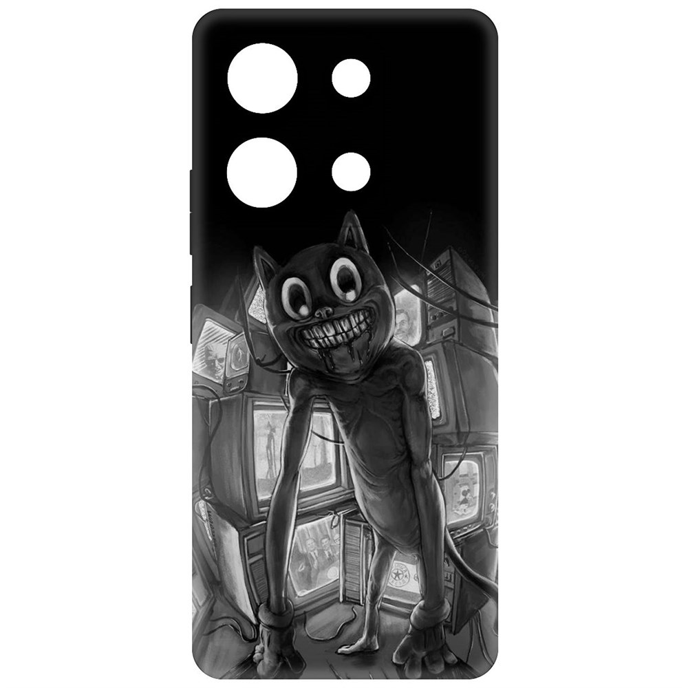 

Чехол-накладка Krutoff Soft Case Хаги Ваги - Картун Кэт для INFINIX Note 30 черный
