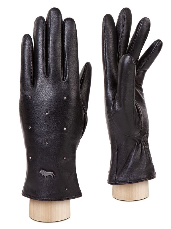 

Перчатки женские Labbra LB-0207 черные р, Черный, LB-0207