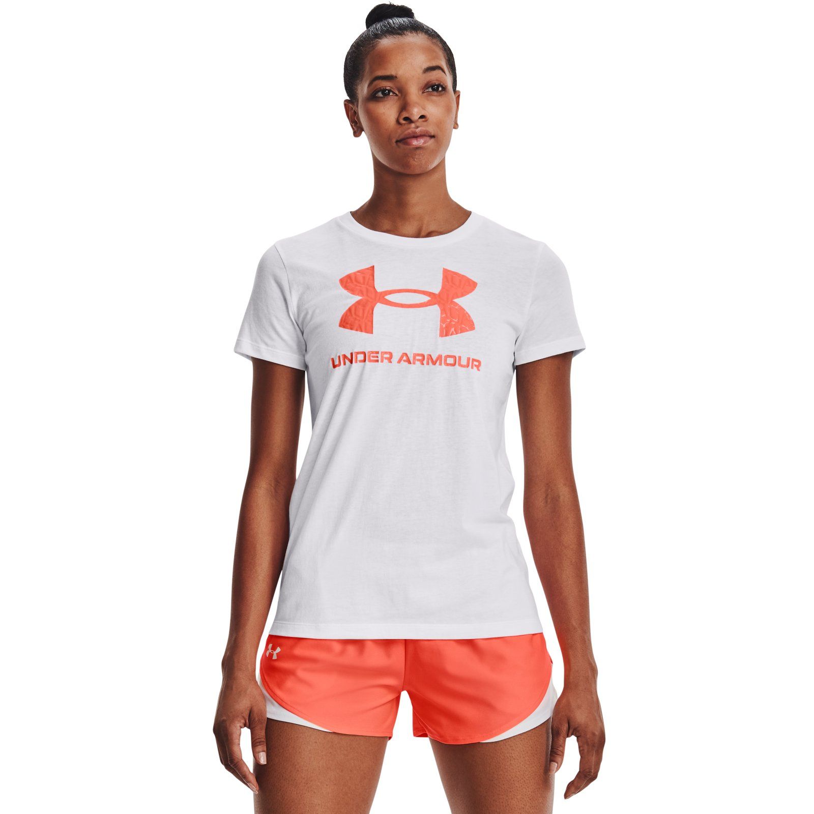 

Футболка женская Under Armour Live Sportstyle Graphic Ssc белая SM, Белый, Live Sportstyle Graphic Ssc