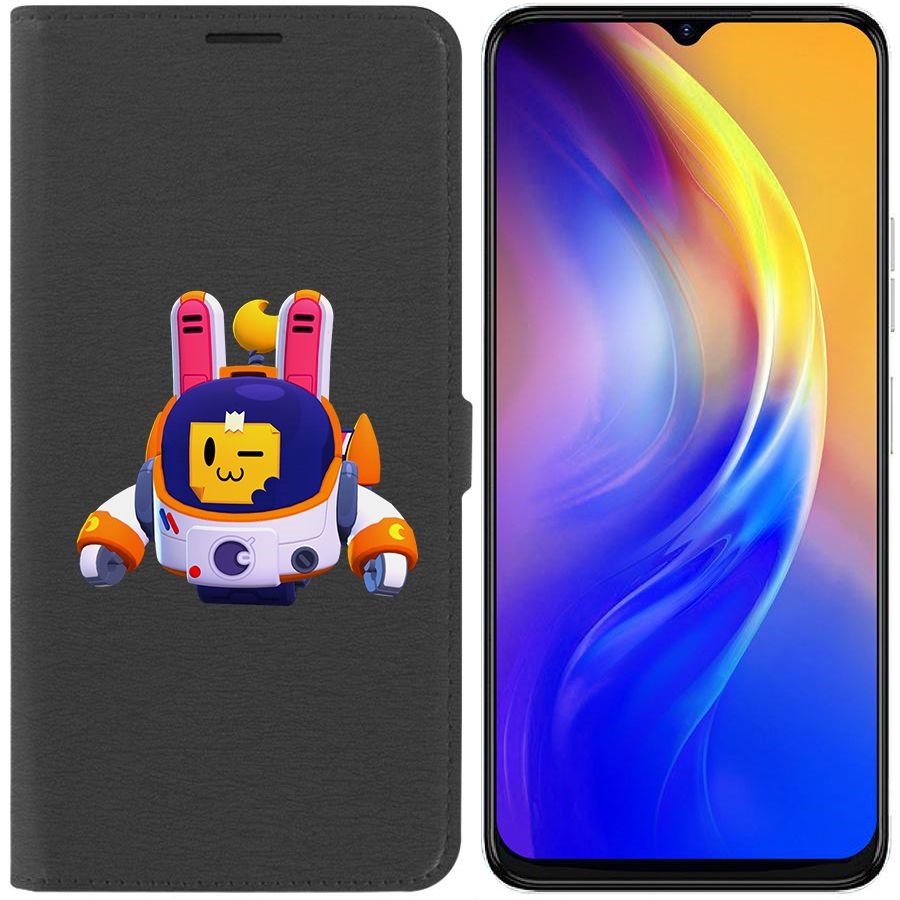 

Чехол-книжка Eco Book для Tecno Spark 10C Brawl Stars-Лунный Спраут