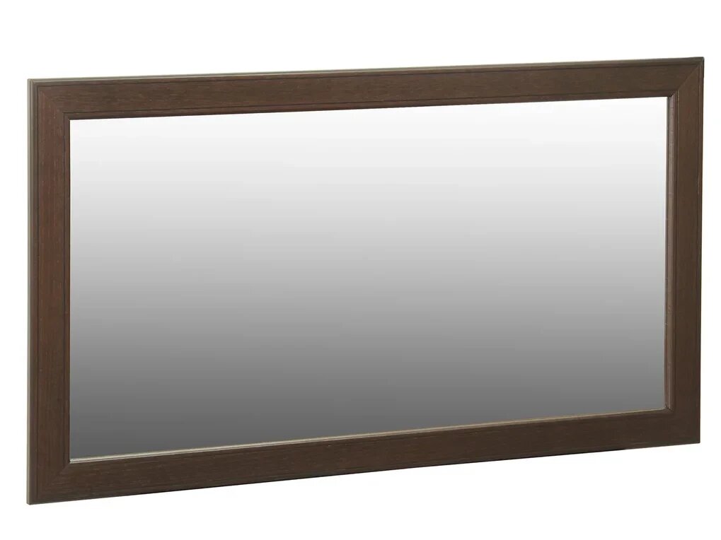 Зеркало Мебелик Васко В 61Н Темно-коричневый/патина