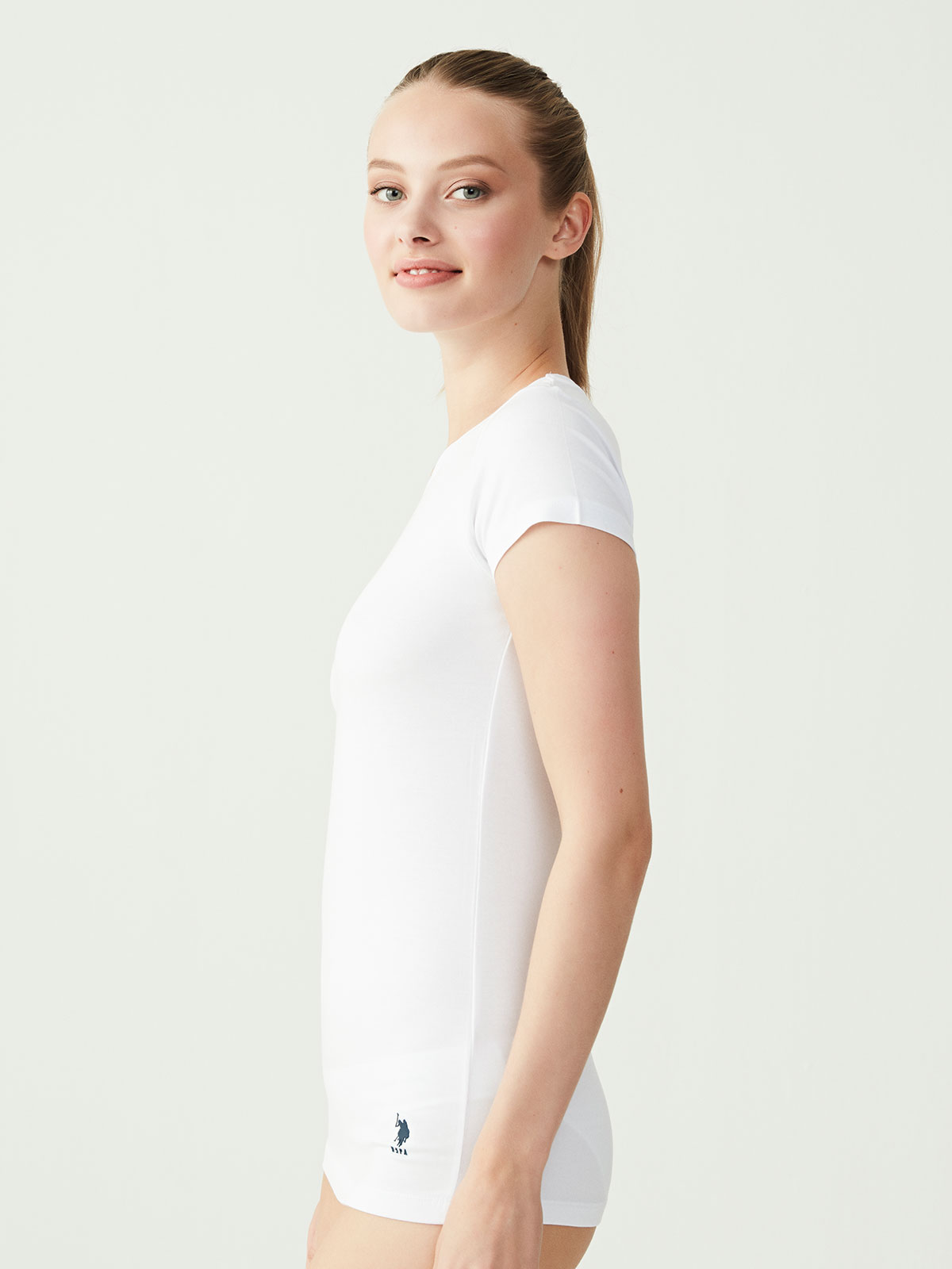 фото Футболка женская u.s. polo assn. 66002 белая 38 eu