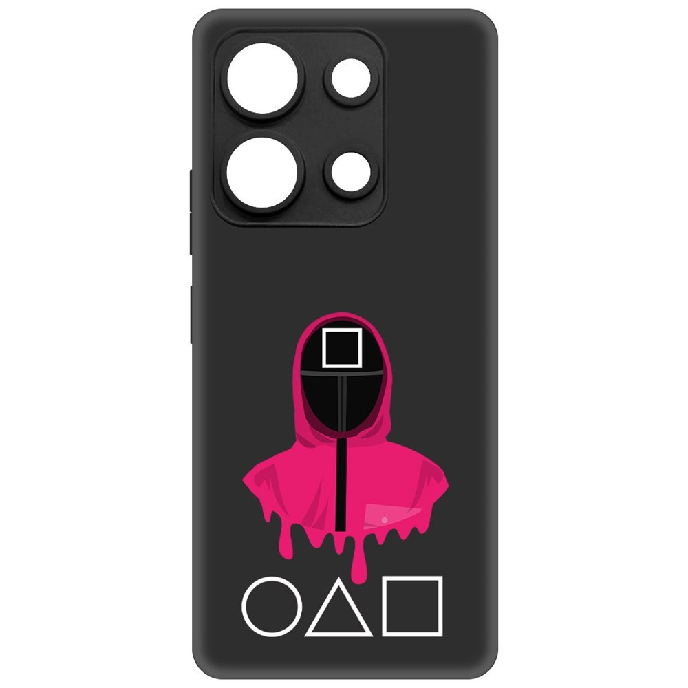 

Чехол-накладка Krutoff Soft Case Игра в кальмара-Начальник для INFINIX Note 30 черный