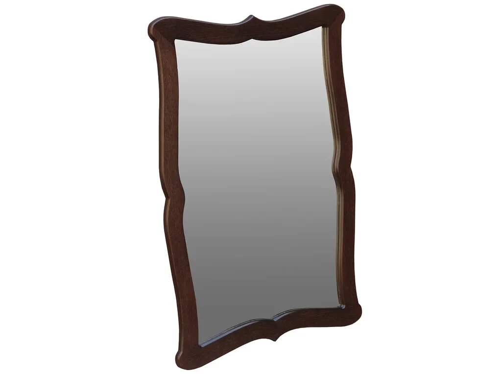 Зеркало навесное Мебелик Берже 23 темно-коричневый