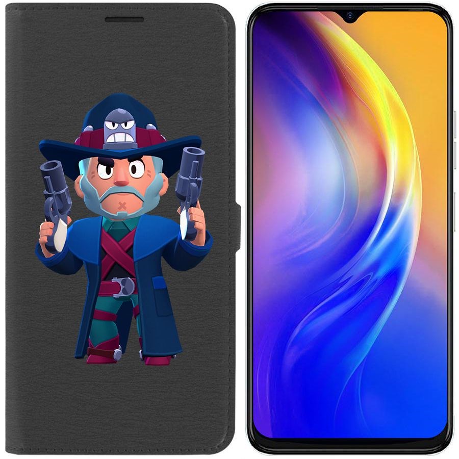 

Чехол-книжка Eco Book для Tecno Spark 10C Brawl Stars-Стрелок Кольт