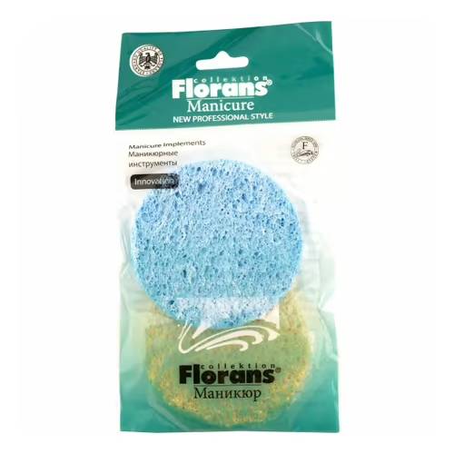 

Спонж для снятия макияжа Florans целлюлозный