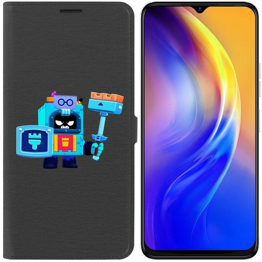 

Чехол-книжка Eco Book для Tecno Spark 10C Brawl Stars-Эш