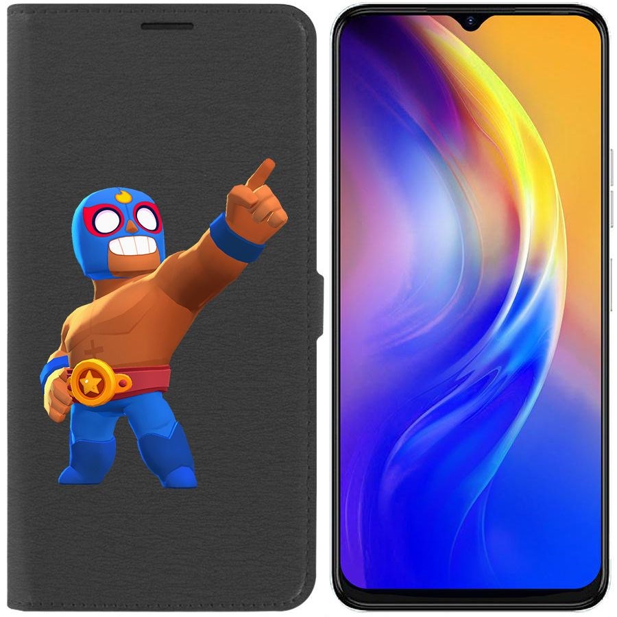 

Чехол-книжка Eco Book для Tecno Spark 10C Brawl Stars-Эль Примо
