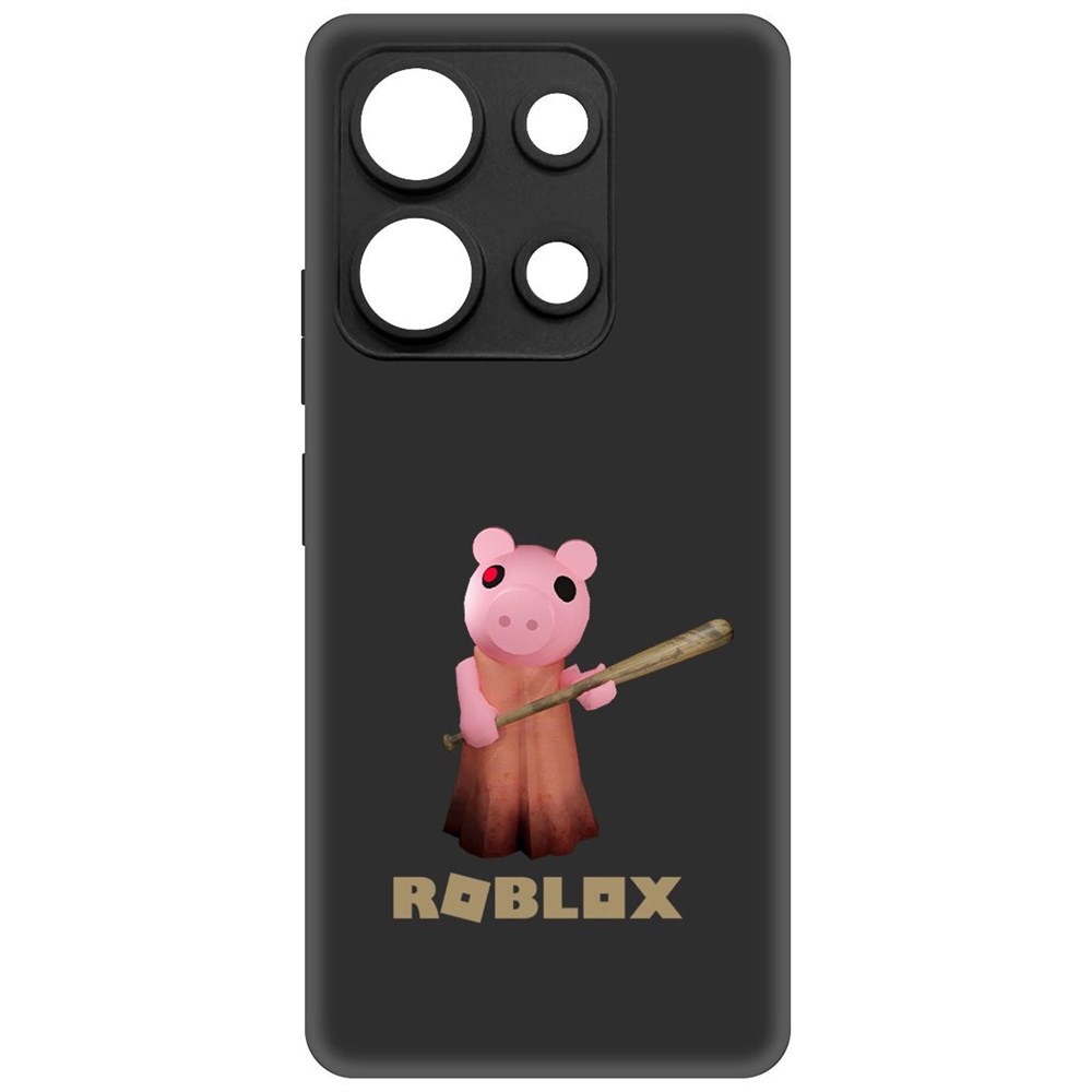 

Чехол-накладка Krutoff Soft Case Roblox-Пигги для INFINIX Note 30 черный
