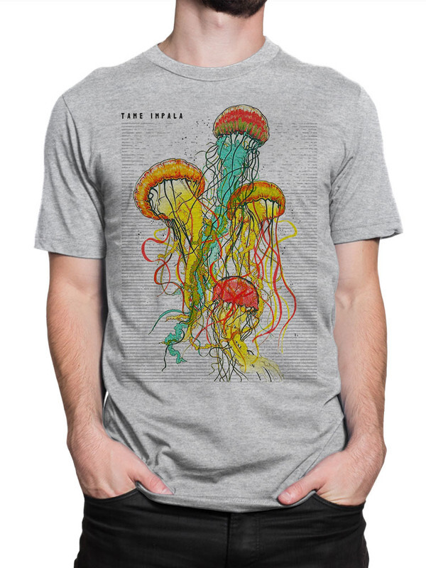 фото Футболка мужская design heroes tame impala серая 3xl