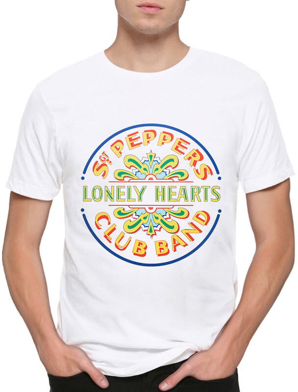 фото Футболка мужская design heroes the beatles - lonely hearts белая xl