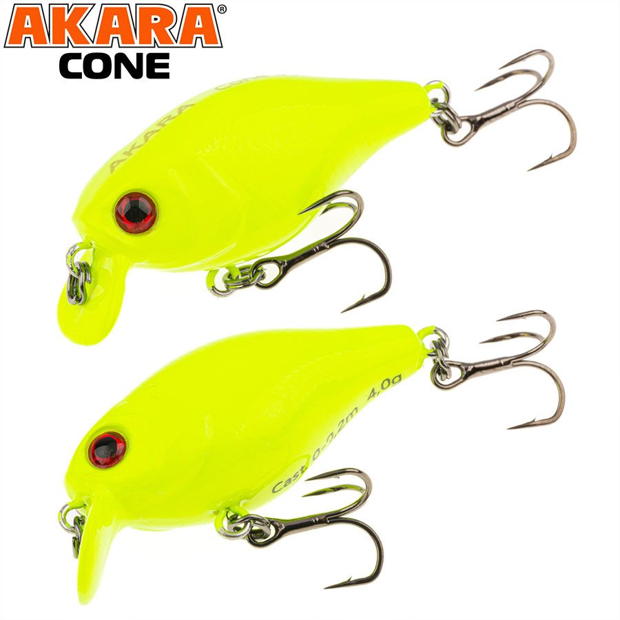 

Воблер Akara Cone 35F 4,0 гр A-223, Разноцветный, Cone