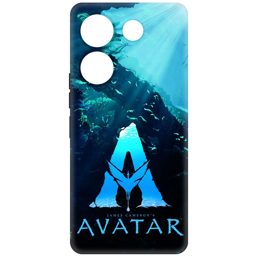 

Чехол-накладка Krutoff Soft Case Аватар - Цветное лого для TECNO Camon 20 Pro черный