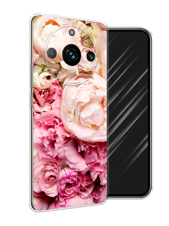

Чехол Awog на Realme 11 Pro "Пионы яркие", Розовый