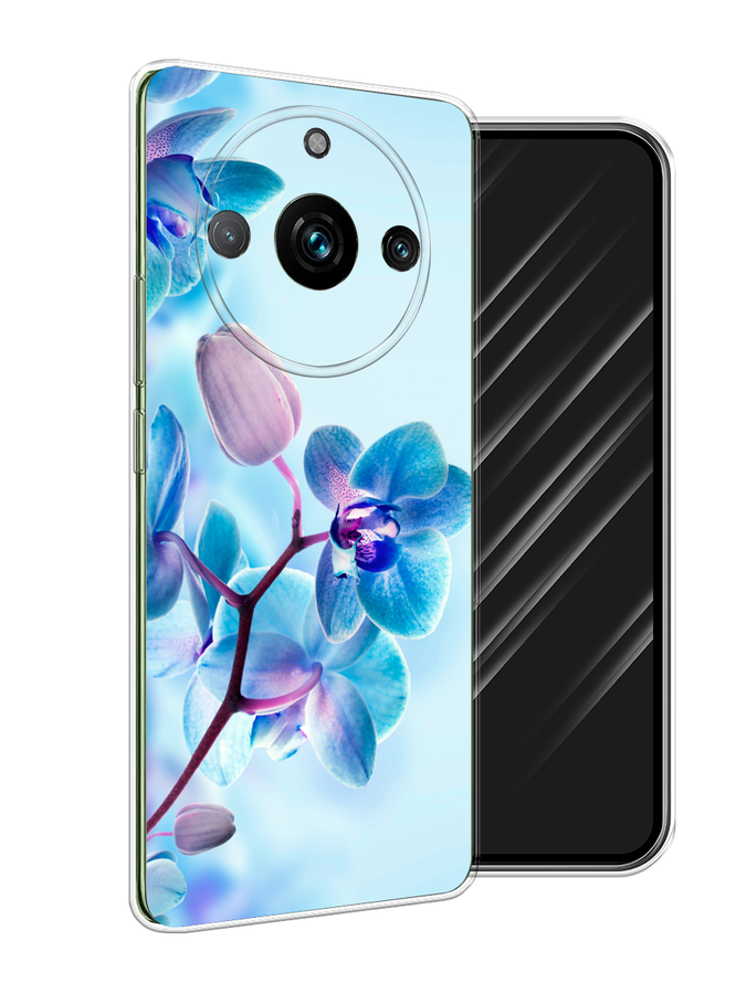 

Чехол Awog на Realme 11 Pro "Голубая орхидея", Голубой;синий;фиолетовый