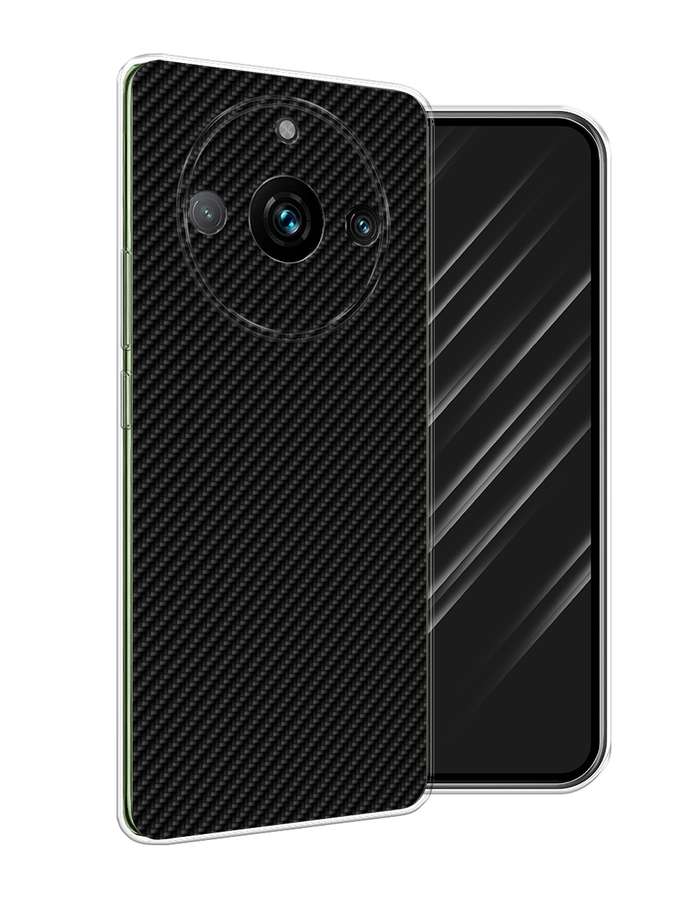 

Чехол Awog на Realme 11 Pro "Черный карбон"