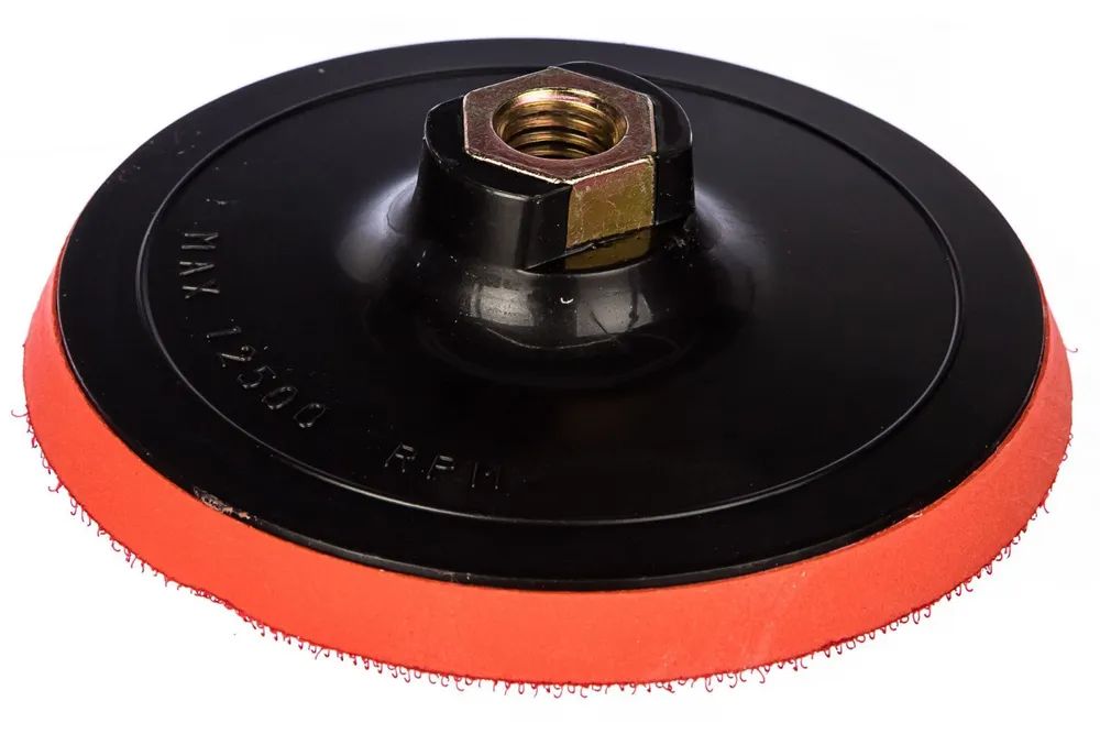 Опорный диск с адаптером д/дрели TSUNAMI 125мм (М14) 10 мм шлифовальный диск для дрели fit