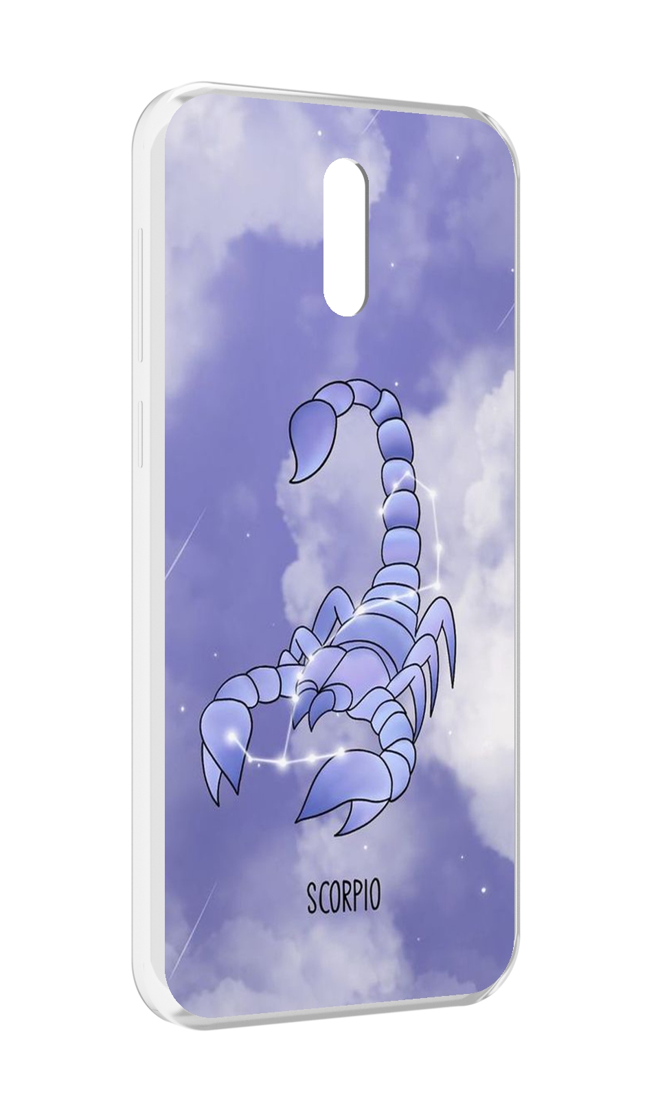 

Чехол MyPads знак зодиака скорпион 2 для Alcatel 3L (2019), Прозрачный, Tocco