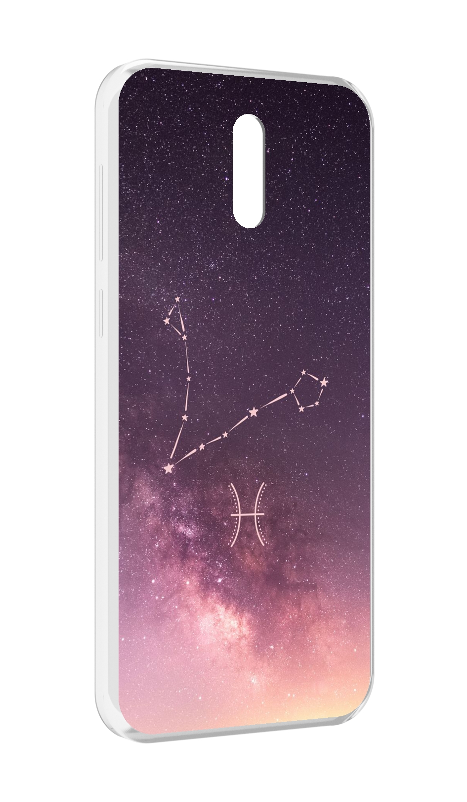 

Чехол MyPads знак зодиака рыбы 5 для Alcatel 3L (2019), Прозрачный, Tocco