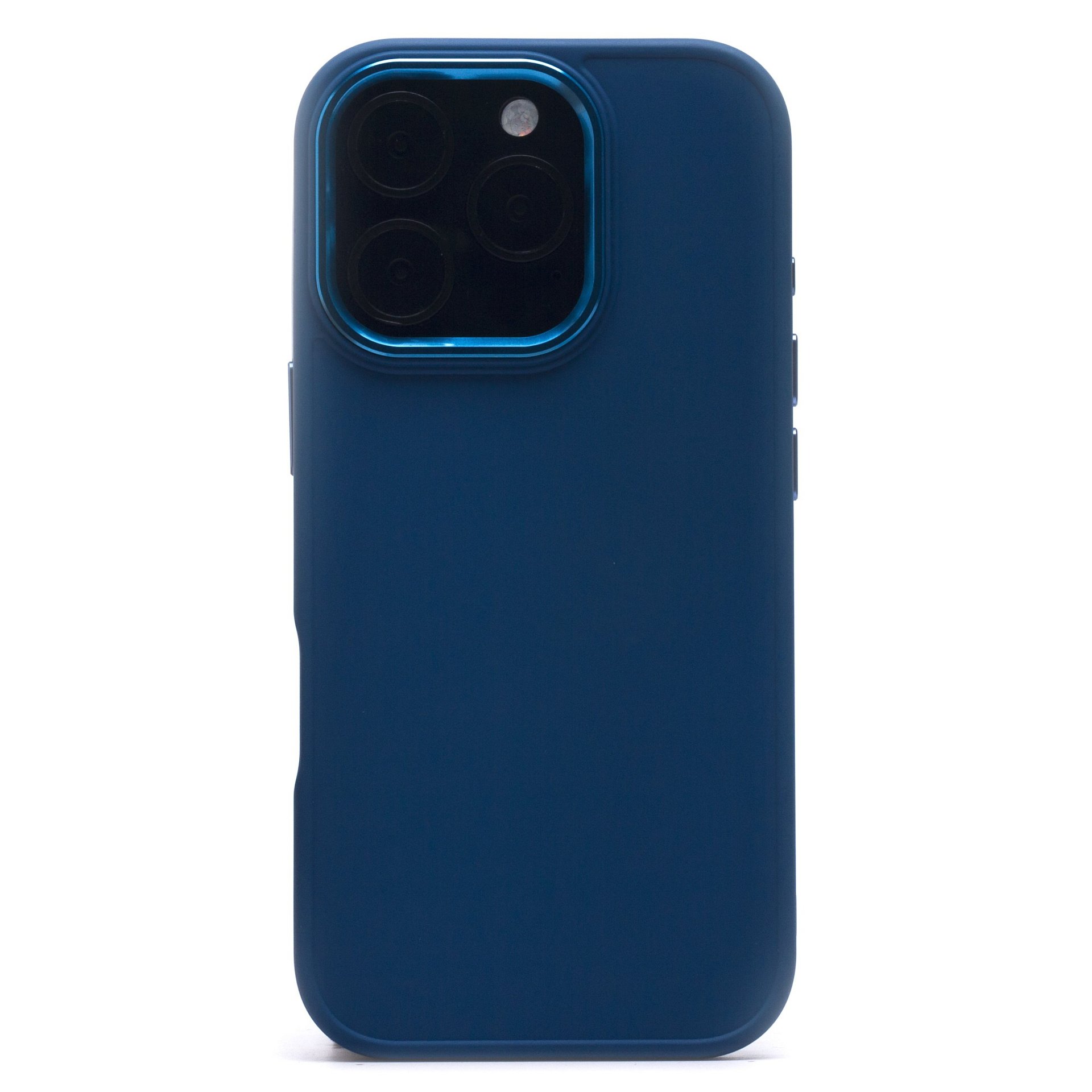 

Чехол для iPhone 16 Pro силиконовый матовый 6 <синий>