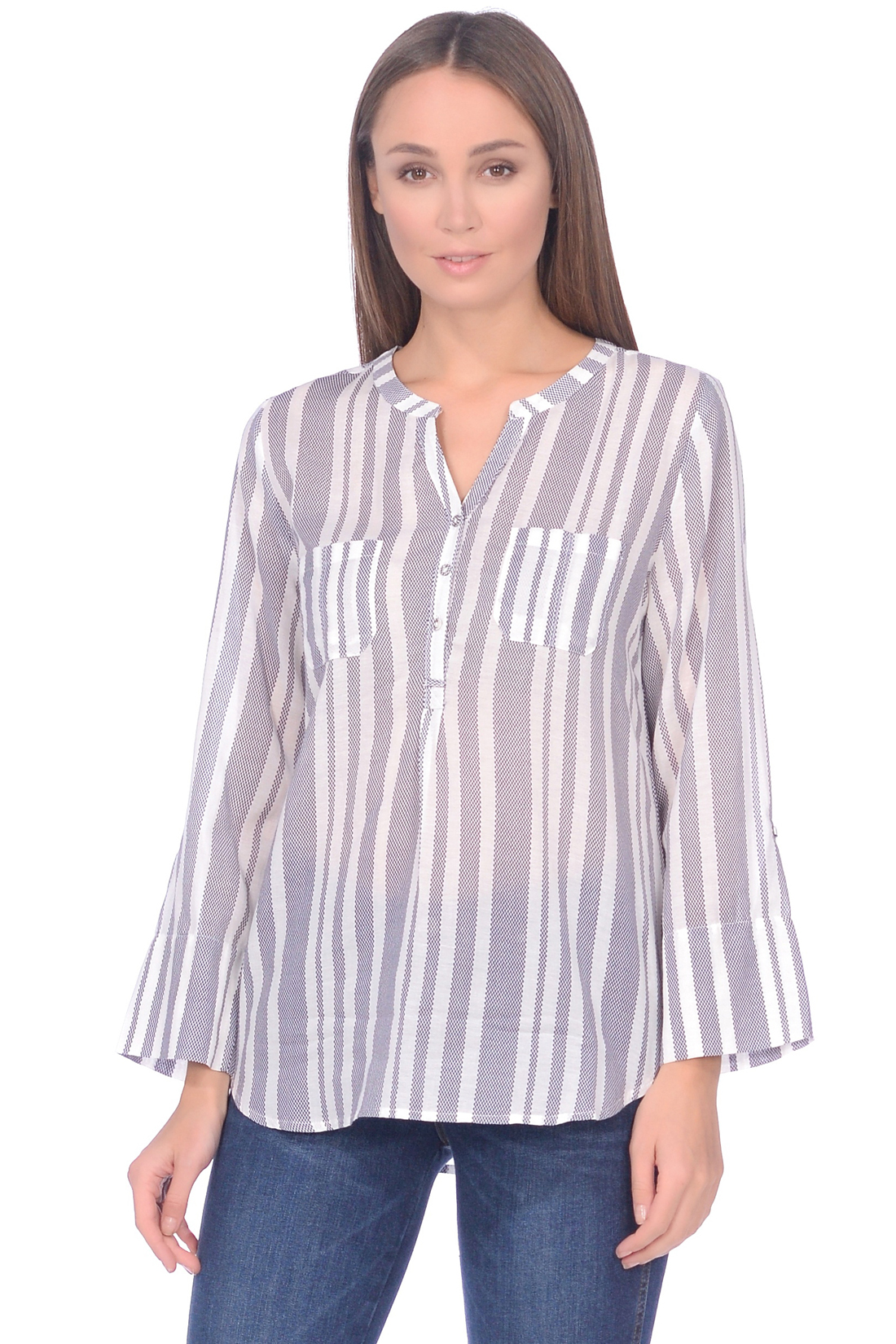 

Блуза женская Baon B179033 синяя XS, B179033