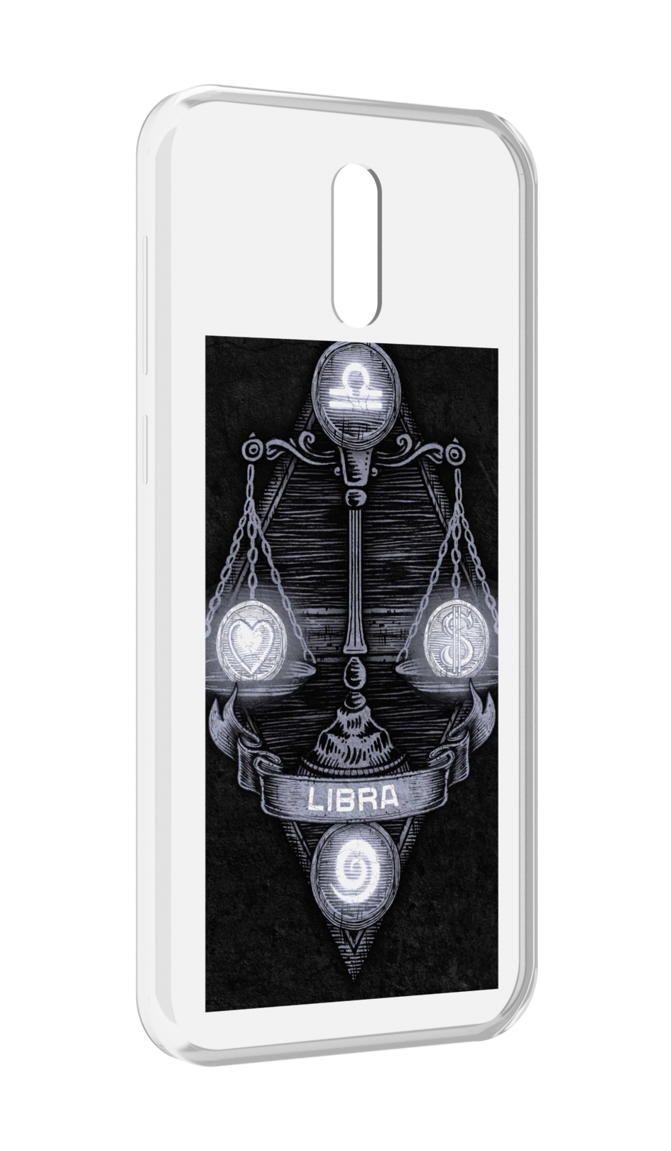 

Чехол MyPads знак зодиака весы 2 для Alcatel 3L (2019), Прозрачный, Tocco