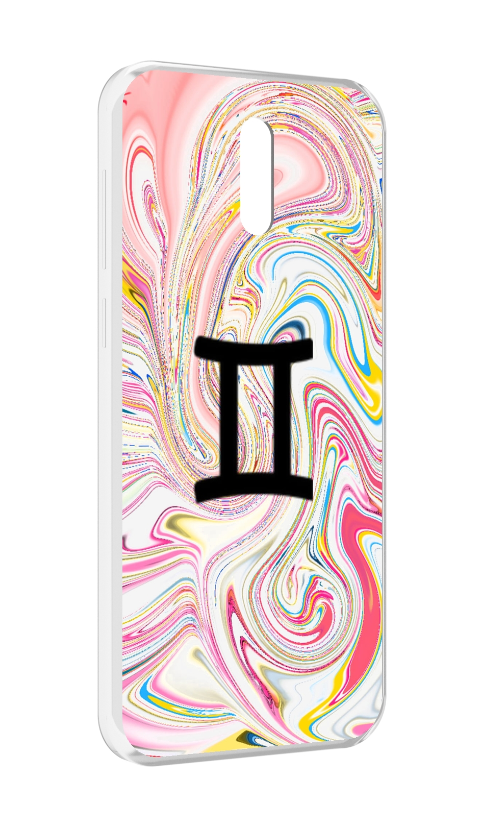 

Чехол MyPads знак зодиака близнецы 2 для Alcatel 3L (2019), Прозрачный, Tocco