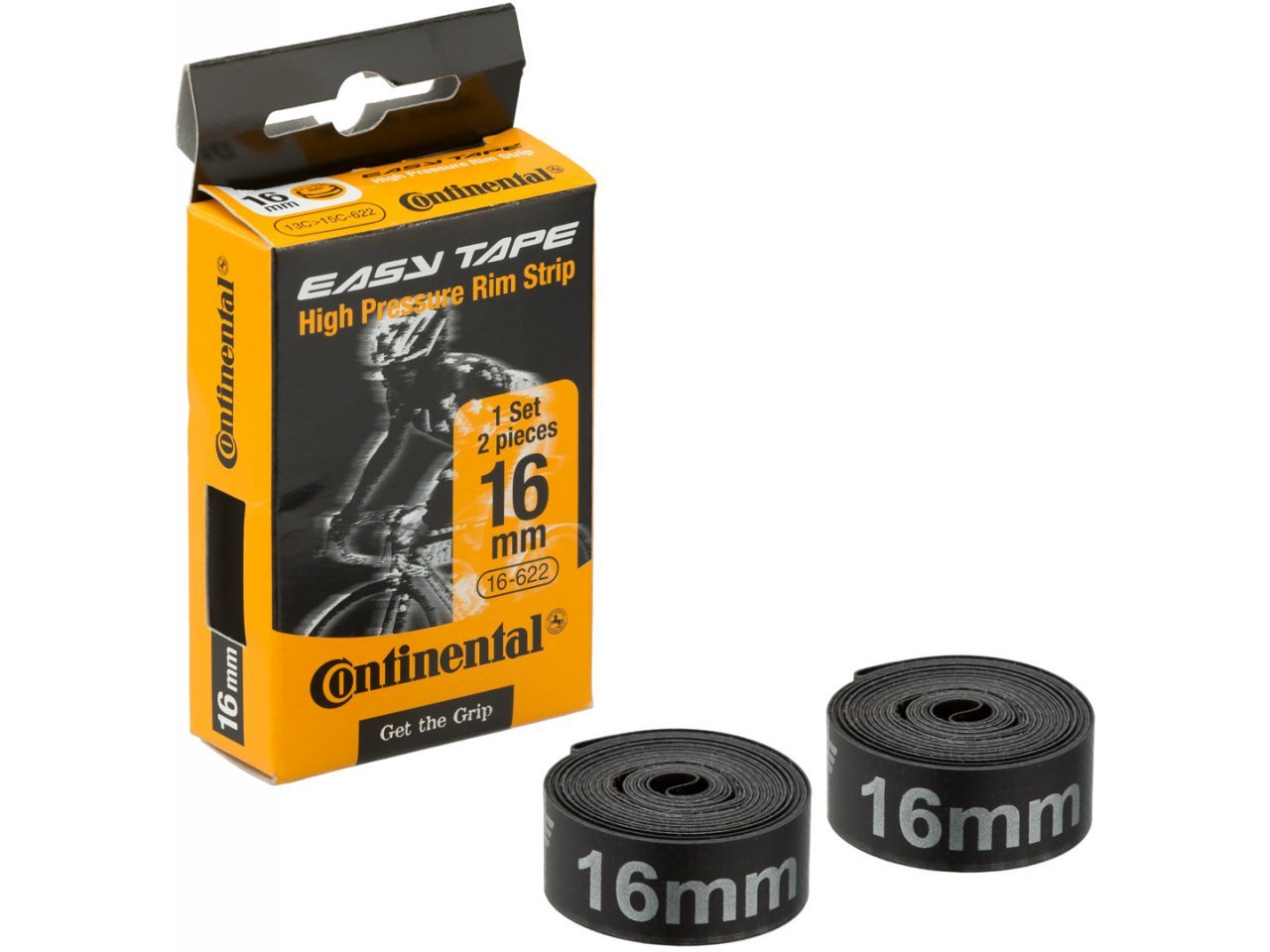 фото Continental ободная лента easy tape rim strip (до 116 psi), чёрная, 18-584, 2шт.