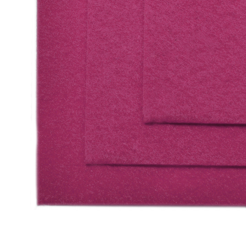 Фетр листовой жесткий IDEAL 1мм 20х30см арт.FLT-H1 уп.10 листов цв.608 ярк.розовый