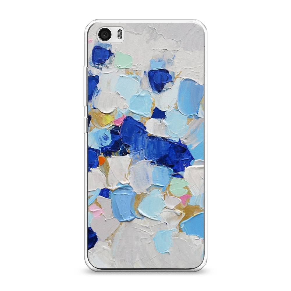 

Чехол Awog на Xiaomi Mi 5 "Холст сине-белый", Разноцветный, 30450-10