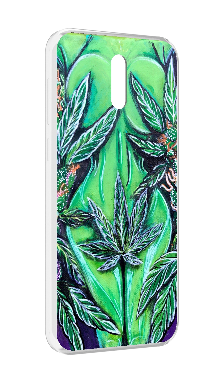 

Чехол MyPads зеленая девушка для Alcatel 3L (2019), Прозрачный, Tocco